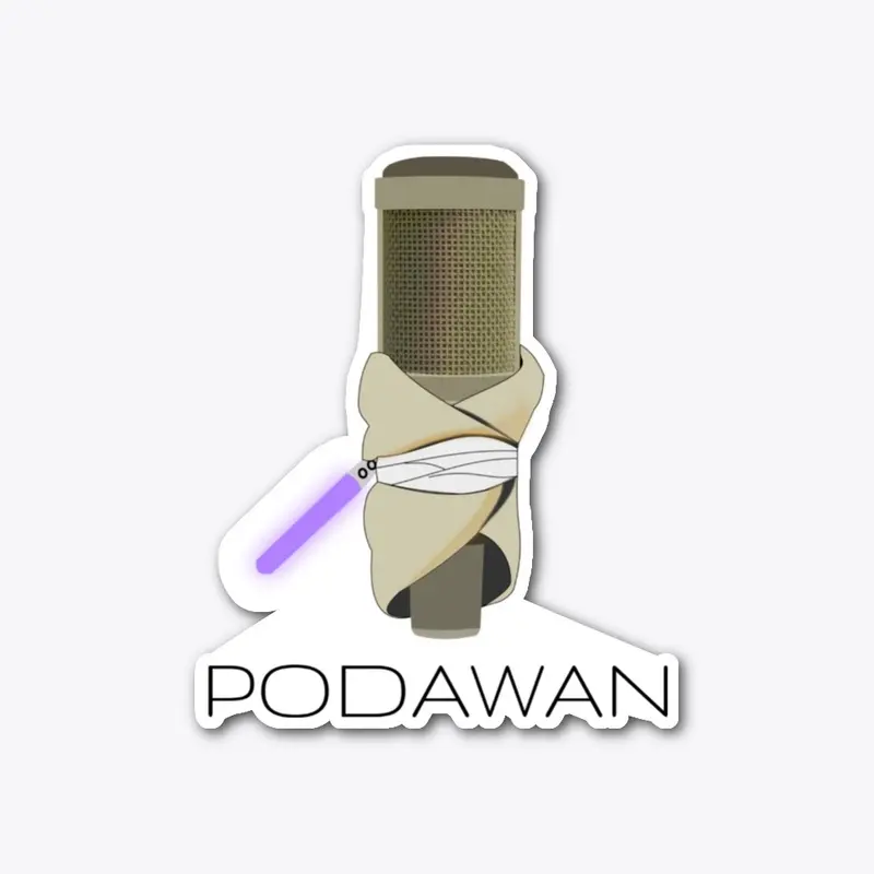 Podawan - Die Cut Sticker - black text